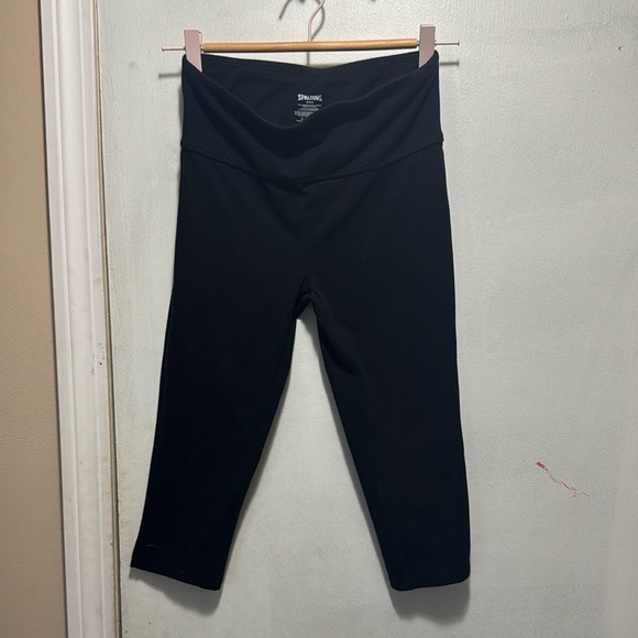 Spalding Girls medium Classic Black leggings - Picture 1 of 6
